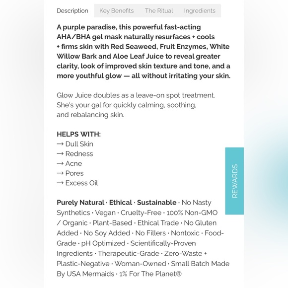 EARTH HARBOUR GLOW JUICE REFINING ENZYME MASK- Brand New in the box! - Picture 11 of 15